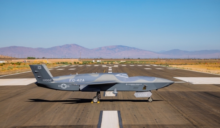 General Atomics Partners With Spirit Defense for FQ-42 Combat Drone Fuselage Production